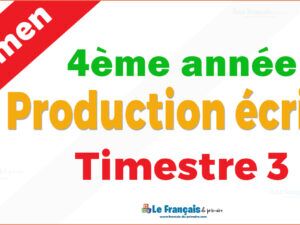 production écrite